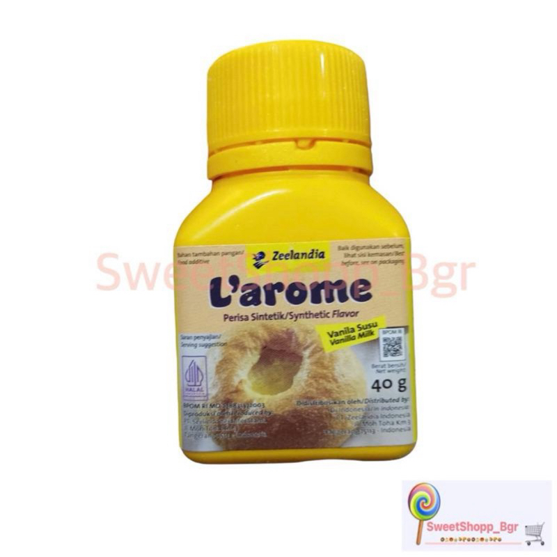 

L’AROME VANILLA SUSU 40 GR / LAROME VANILLA SUSU 40 GR / PERISA VANILLA SUSU LAROME 40 GR
