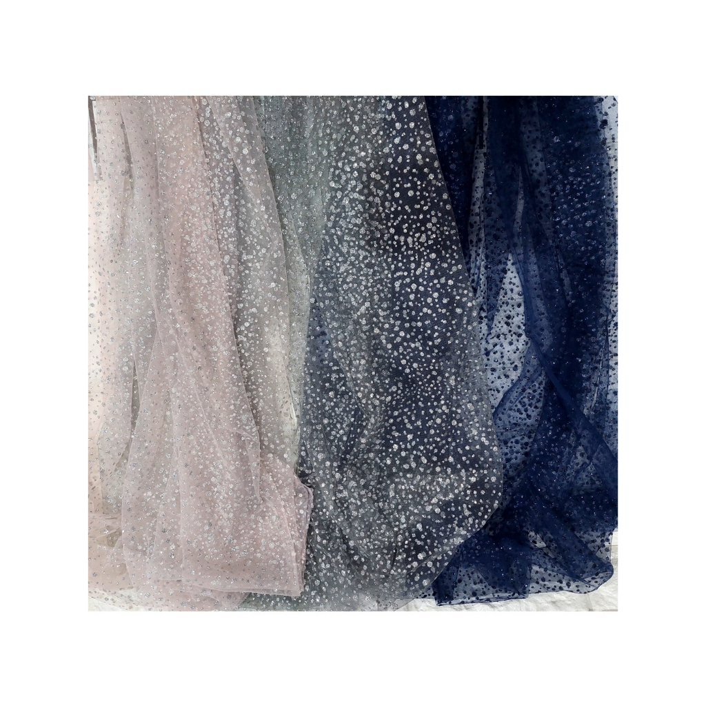 Kain Tulle Salju / Kain Tile Salju/ Kain Tulle Sugar Candy / Kain Tille Sugar Candy Premium