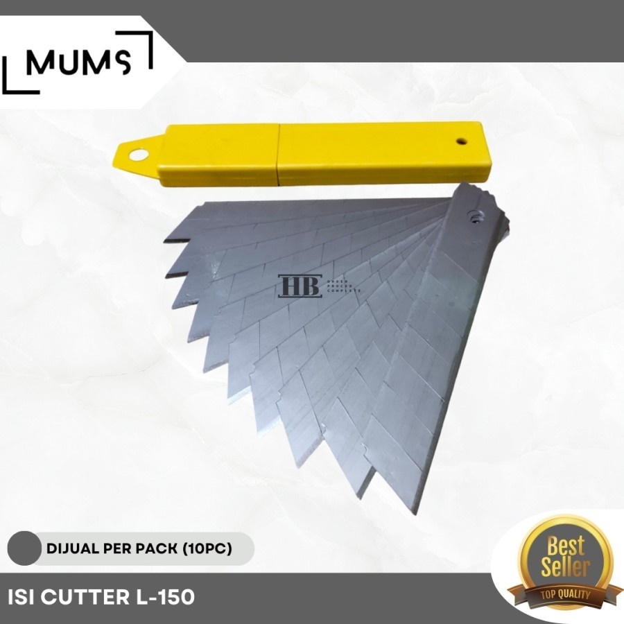 

Isi Cutter Besar Refill Kater Vico L150 L-150 Pisau Cutter Blade 18mm