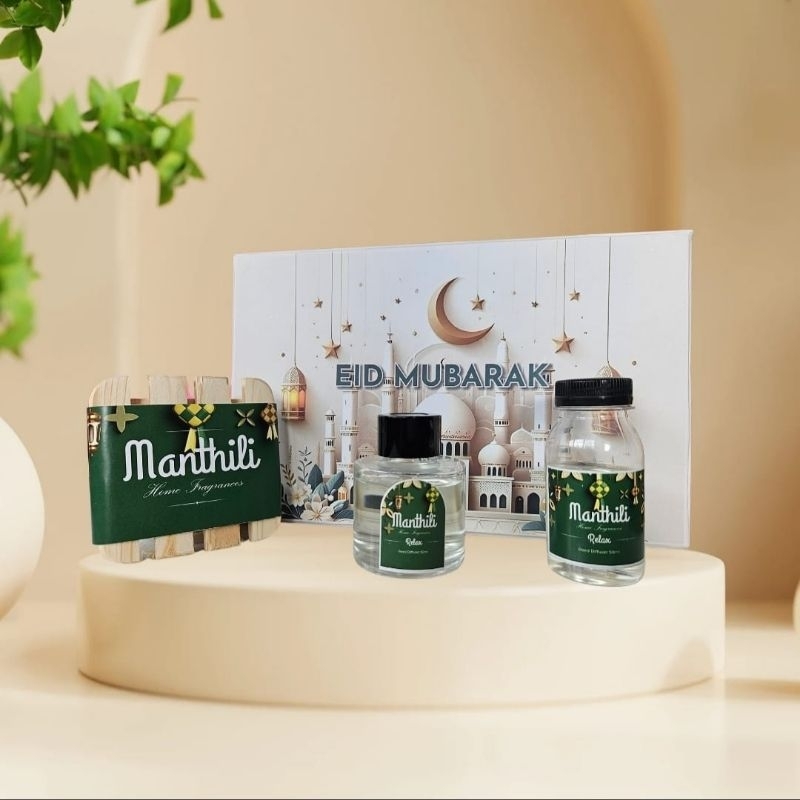 Hampers Manthili Reed Diffuser - Idul Fitri / Ramadhan  with Hard Box