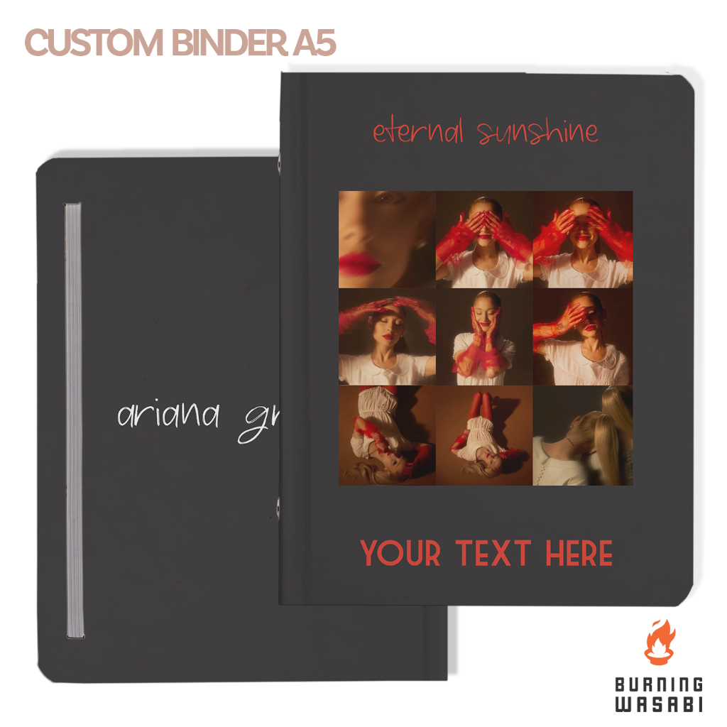 

Binder Ariana Grande Eternal Sunshine Music Aesthetic A5 6 20 Ring Custom Nama Agenda
