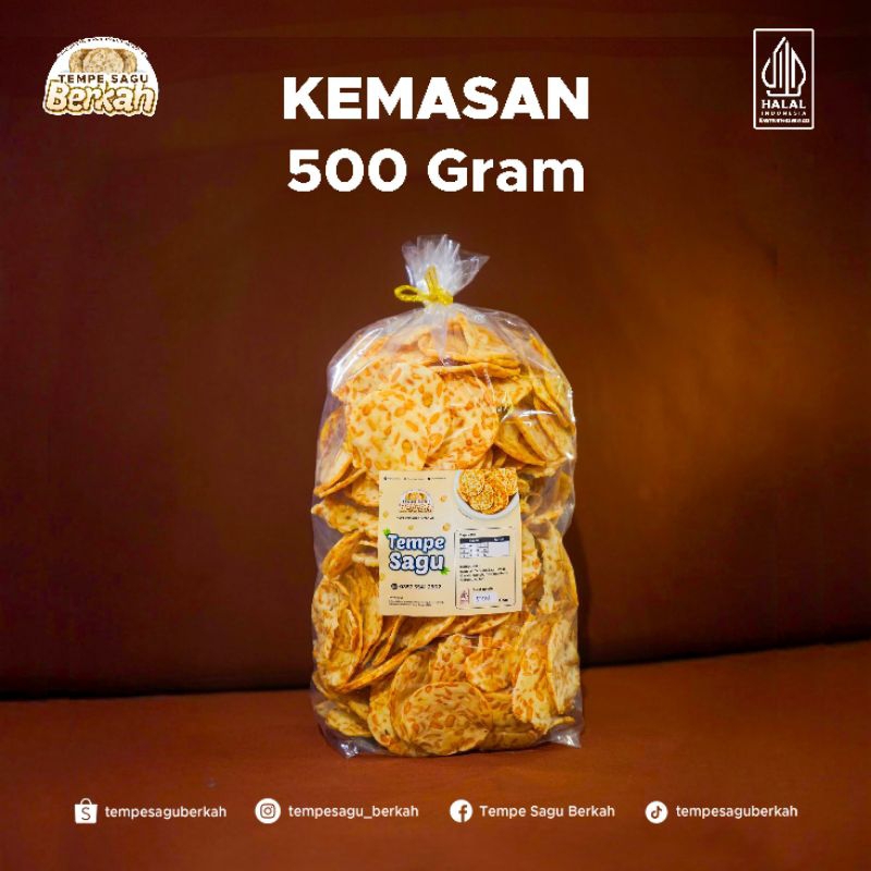 

Tempe Sagu Berkah - Keripik Tempe Sagu - 500 Gram