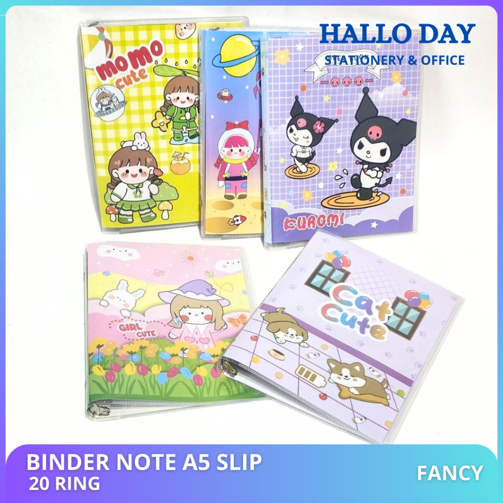 HD Binder A5 Slip 20 Ring / Buku Binder / Binder A5 Isi Ulang / Buku Binder Aesthetic
