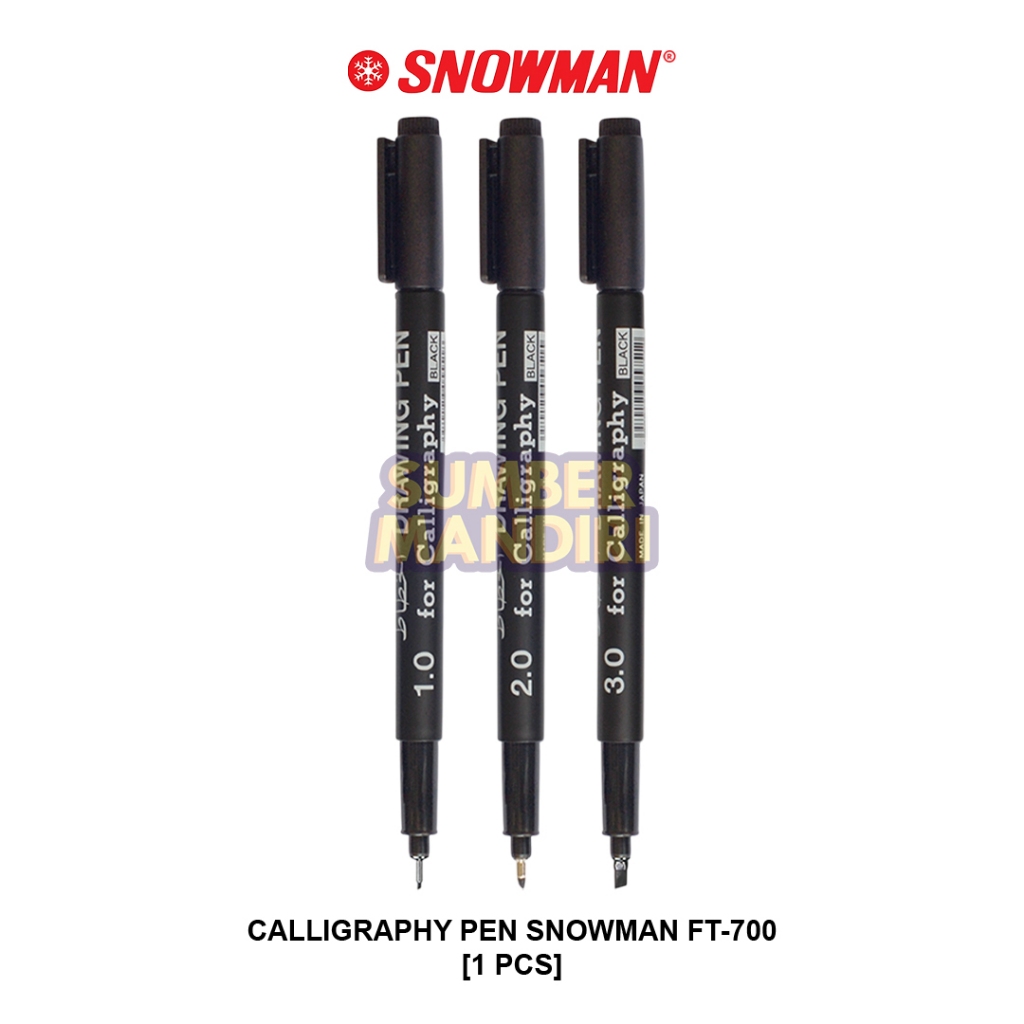 

Calligraphy Pen SNOWMAN FT-700 Pena Kaligrafi [1 PCS] Drawing Pen