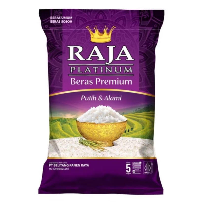 

(REPACKING) BERAS RAJA PLATINUM BERAS PREMIUM 1 kg