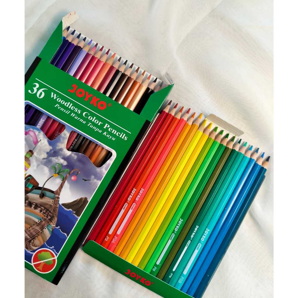 

JOYKO COLOUR PENCILS / JOYKO PENSIL WARNA 24 WARNA / JOYKO PENSIL WARNA 36 WARNA / JOYKO CP-115 / JOYKO CP-122