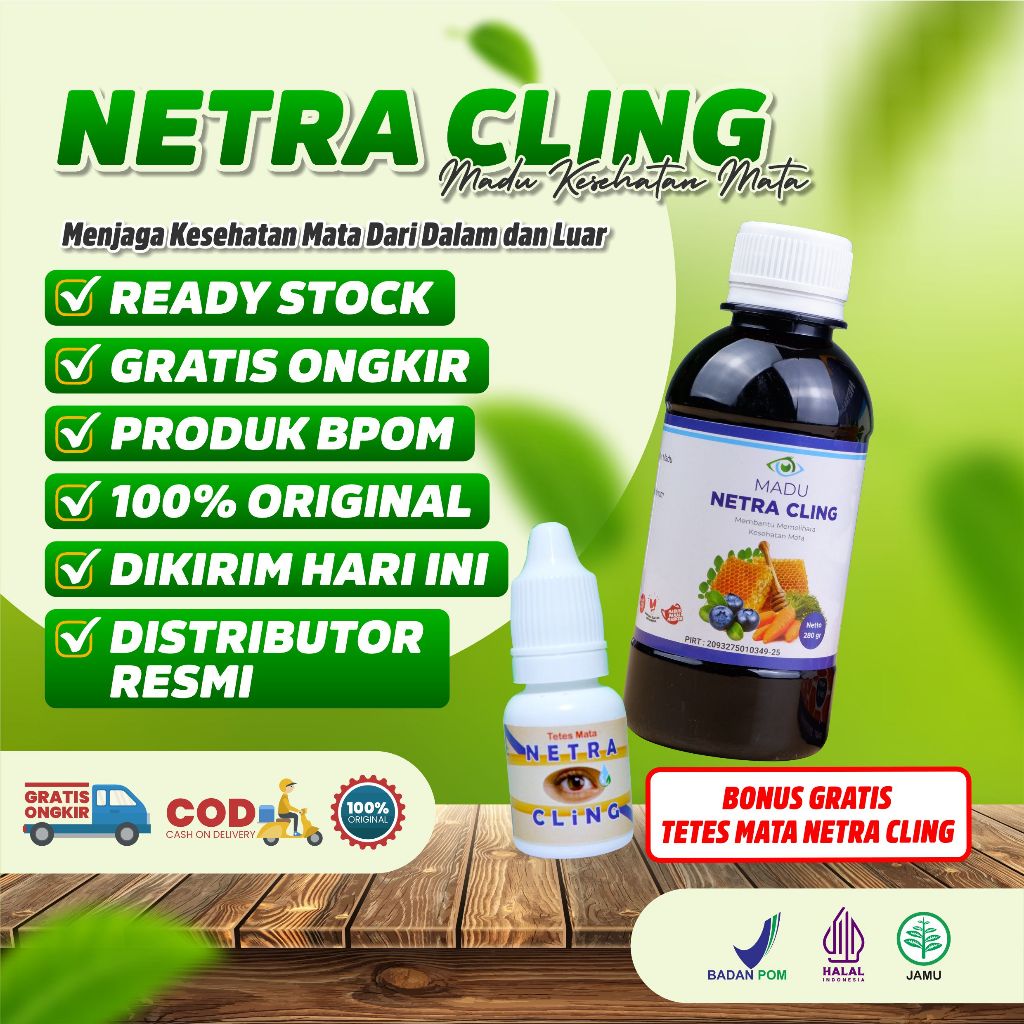 

Madu Mata Netracling Untuk Mata Minus, Silinder, Katarak 100% Original