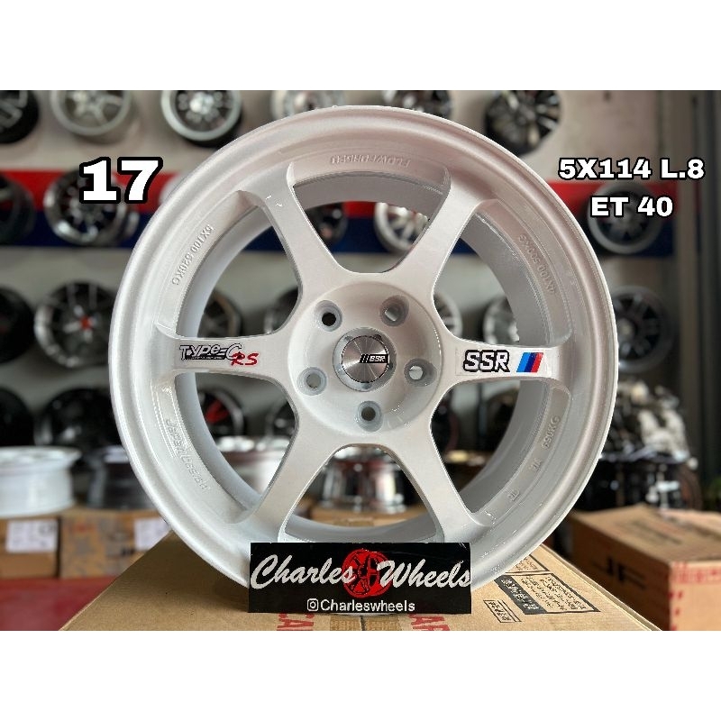VELG JF LUXURY SSR TYPE C RING 17 PUTIH