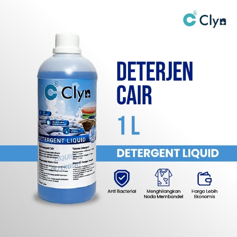 Deterjen Cair 1 Liter / Deterjen Pakaian Clyn