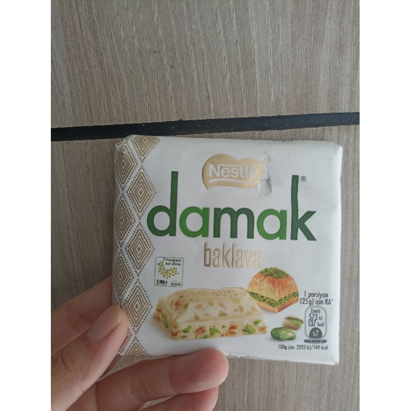 

Coklat Damak Baklava 60g best seller enak banget ori 100% dari Turki