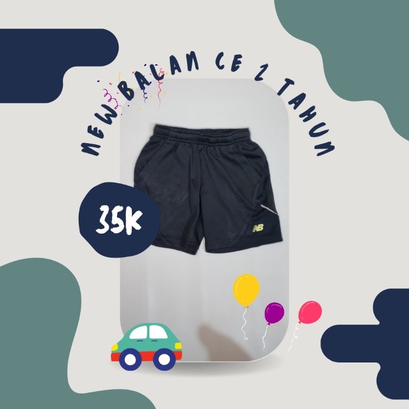 NEW Original Celana anak pendek NB 2t