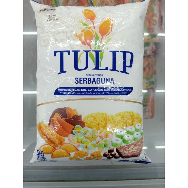 

Terigu Tulip kemasan 1kg - Terigu Tulip 1kg - Terigu Protein Rendah