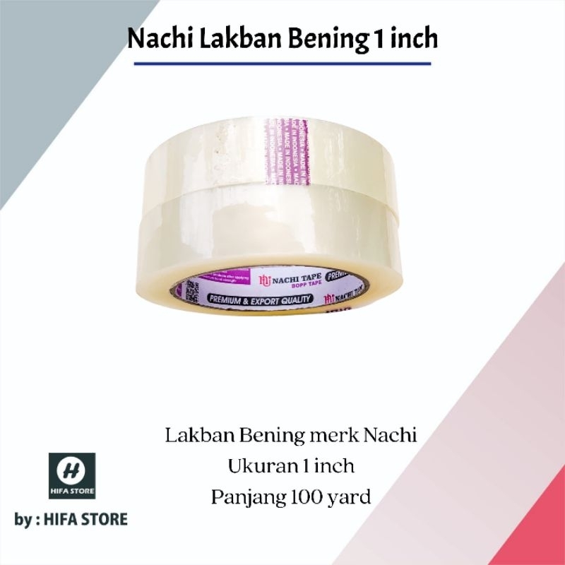 Nachi Lakban Bening 1 inch