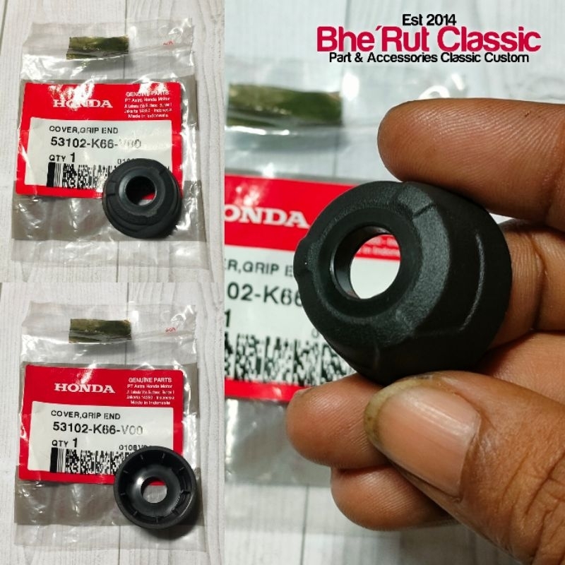 Covergrip End Cover Handgrip Honda Beat Beat Street K1A Genio Vario 160 Original Ahm