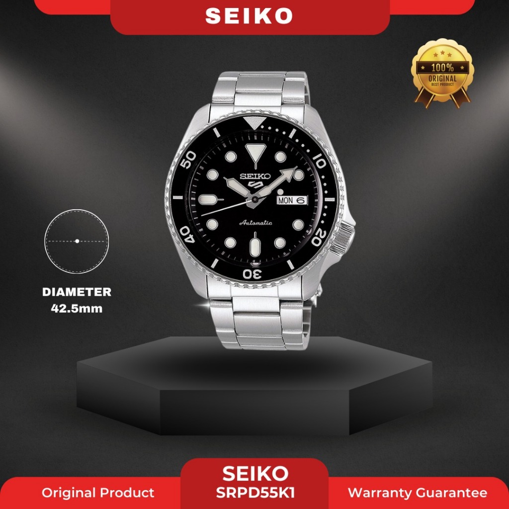 SEIKO SRPD55K1 PRIA ORIGINAL JAM TANGAN COWOK ARLOJI COWOK FASHION