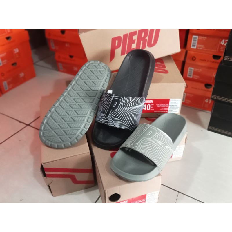 Sandal Slide Piero Sendal Selop Slop Casual Kasual Distro Slip On