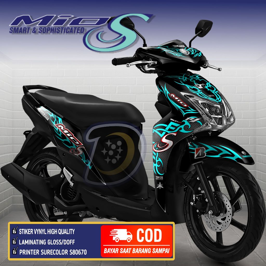 Stiker Motor Mio S Decal Yamaha Mio S Striping Motor Mio S Triball