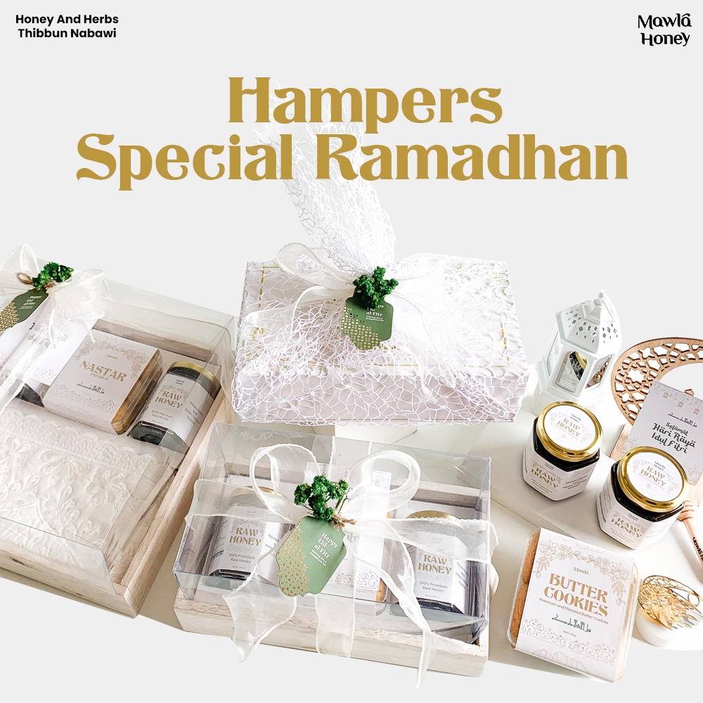 

Hampers / Hampers Lebaran Idul Fitri / Hampers Ramadhan / Hampers Madu / Madu Mawla