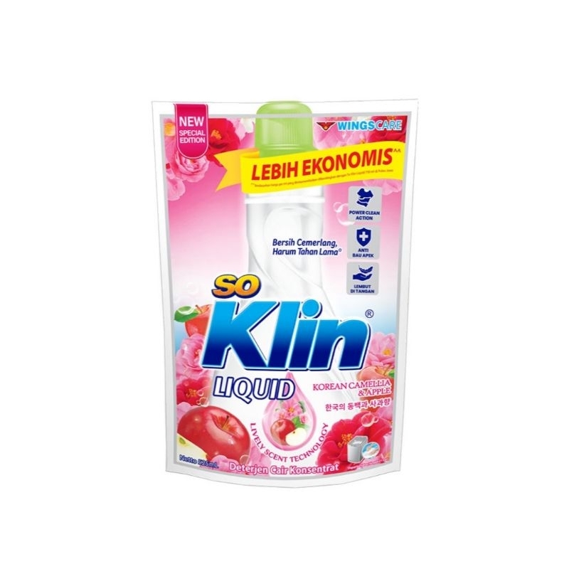 soklin detergent cair 525 ml