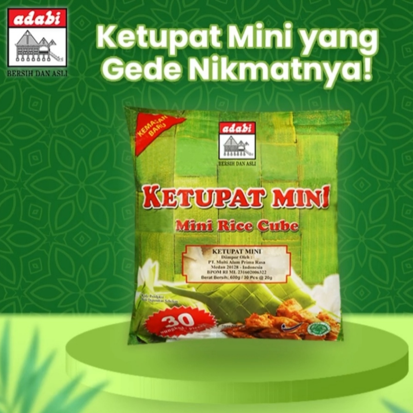 

Adabi Ketupat Mini Lontong Mini Ketupat Praktis Lontong Praktis 30pcs - Herbalinajaindonesia