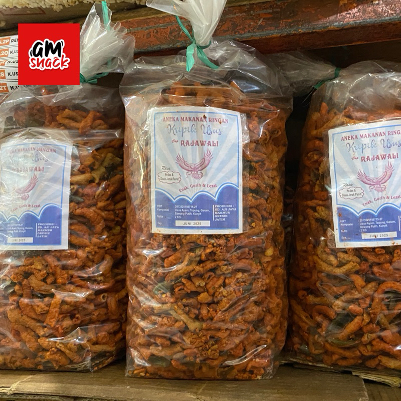 

PROMO 1 Kg Usus Krispy Pedas | Premium Am Snack