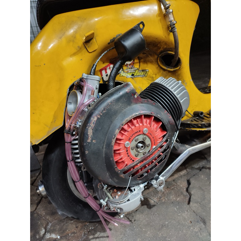 magnet racing vespa as kecil ajivas kipas malossi rxrc kamuflase