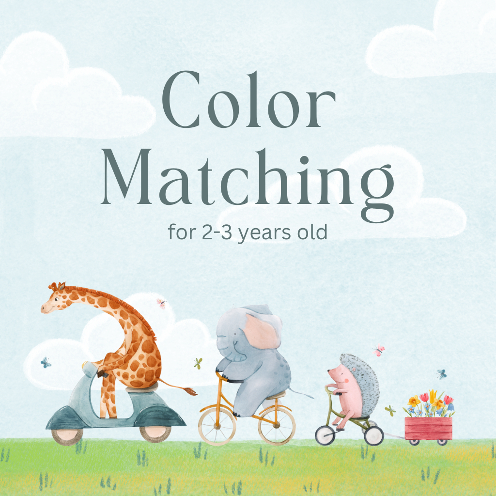 Worksheet for Preschool - Color Matching