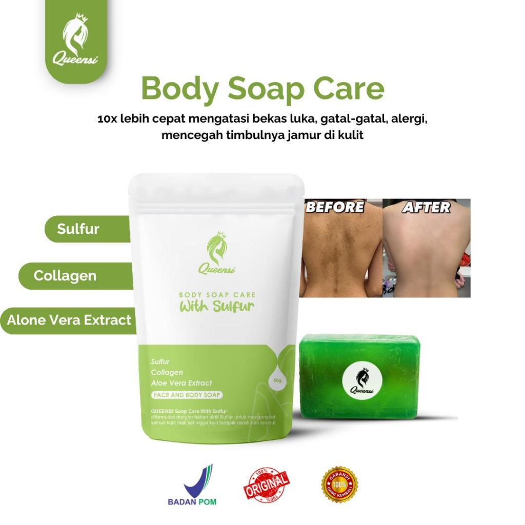 Queensi Soap Sulfur original dan BPOM