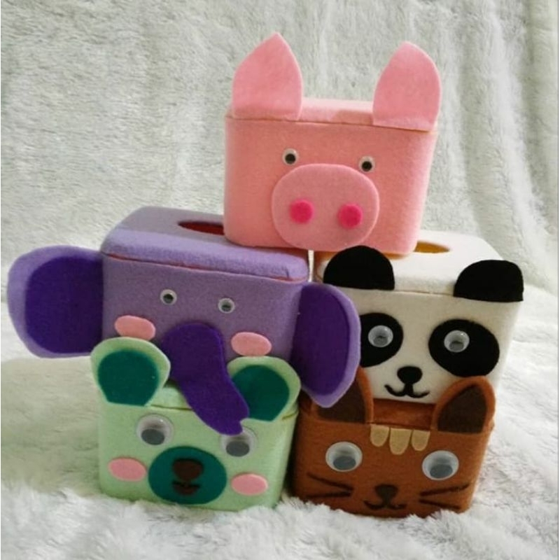 Kotak tisu estetik bentuk hewan lucu Kotak tisu mobil Kotak tisu lucu dan unik karakter bintang Temp