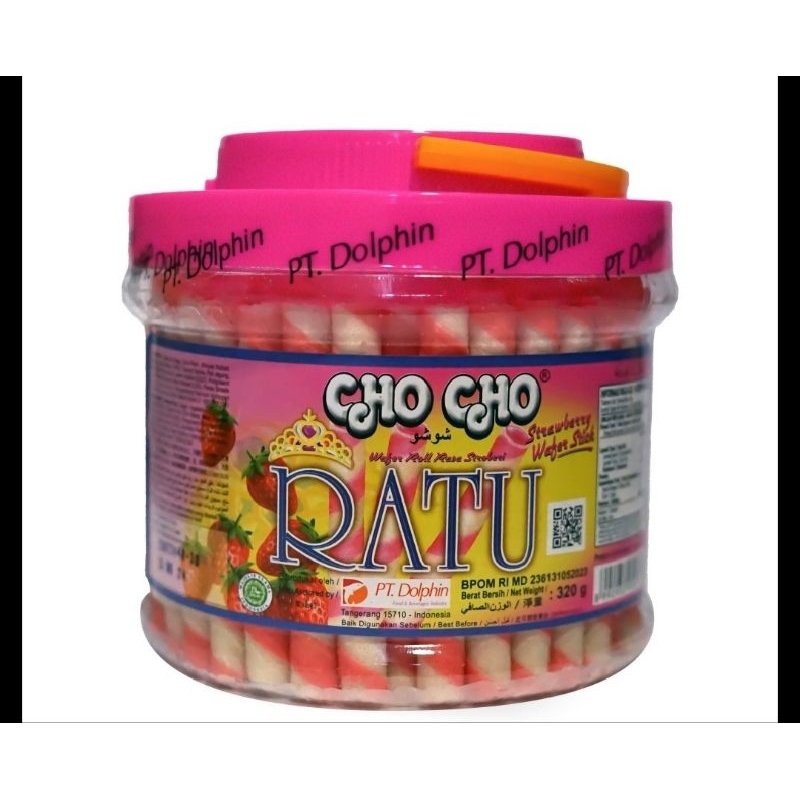 

Cho cho wafer stick ratu strawberry jar 320 gr