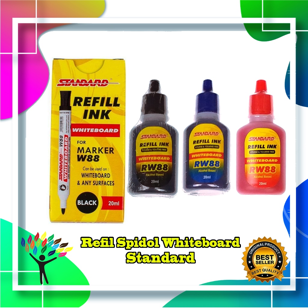 

Refill Tinta Spidol Papan Tulis Whiteboard Standard RW-88 ORIGINAL