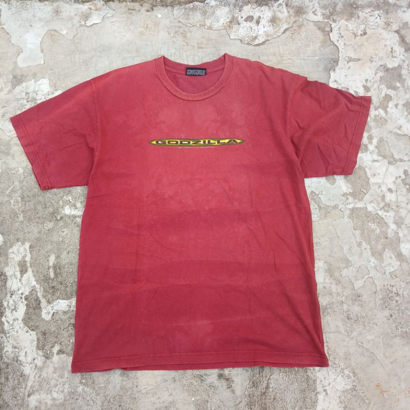 kaos godzilla vintage 90s