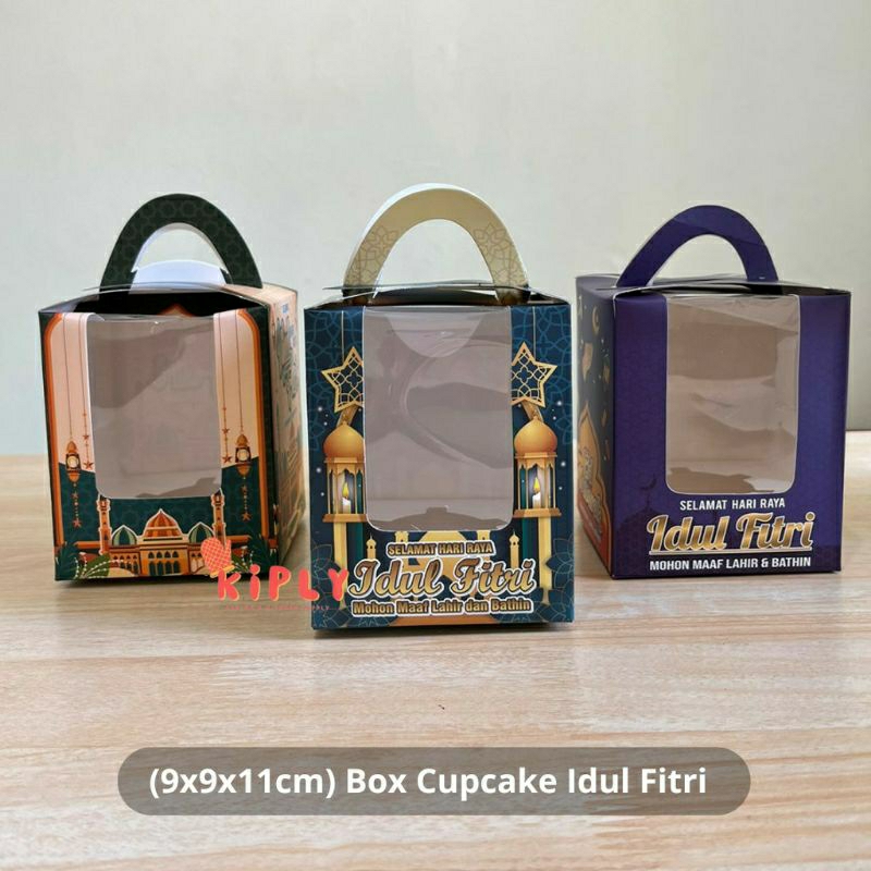 

Box Hampers Lebaran Jendela Cup Cake/Toples Tabung 600mL Idulfitri