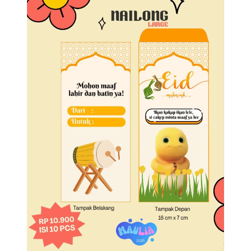 

[ISI 10] Amplop Lebaran Unik Nailong