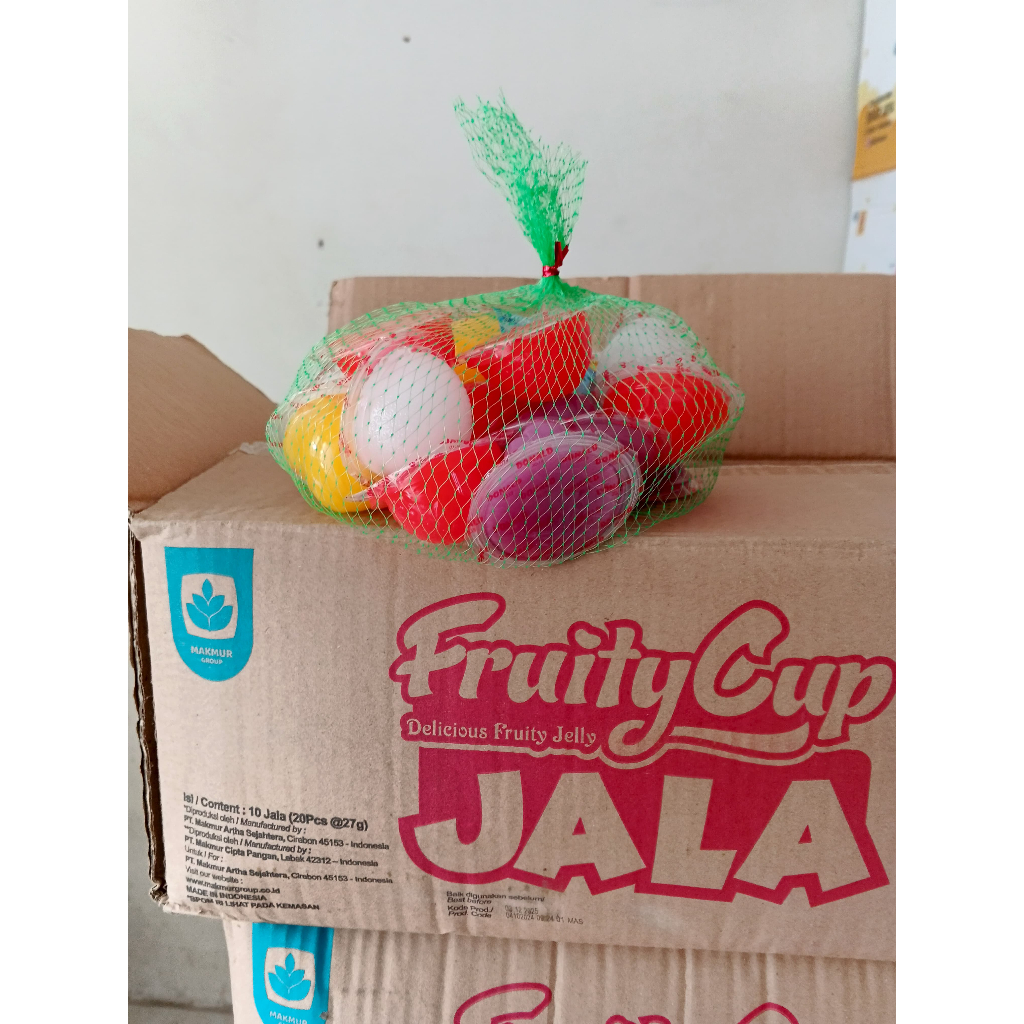 

Fruity Jelly Cup Jala isi 10 Jala per Jala isi 20 pcs