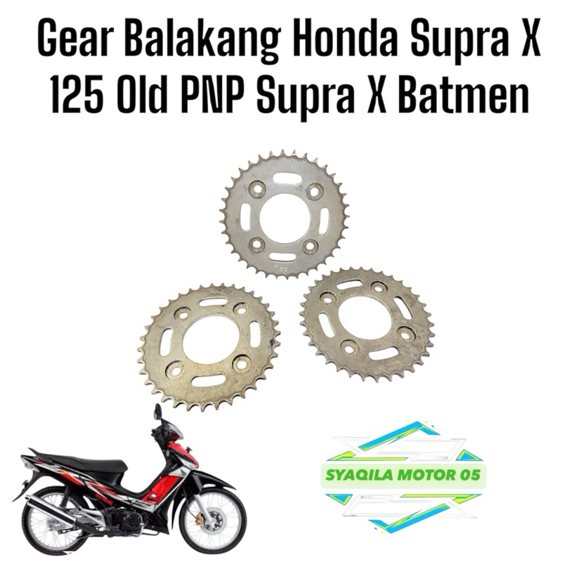 Gir Gear belakang honda supra x 125 pnp supra x 125 fi original