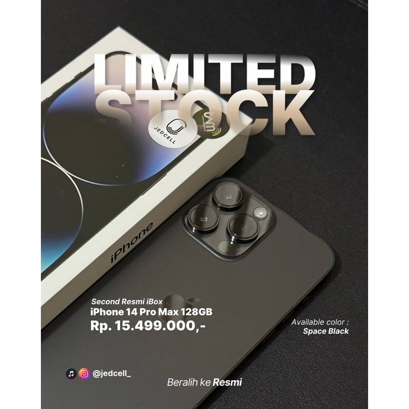 iPhone 14 Pro Max 128GB Space Black iBox