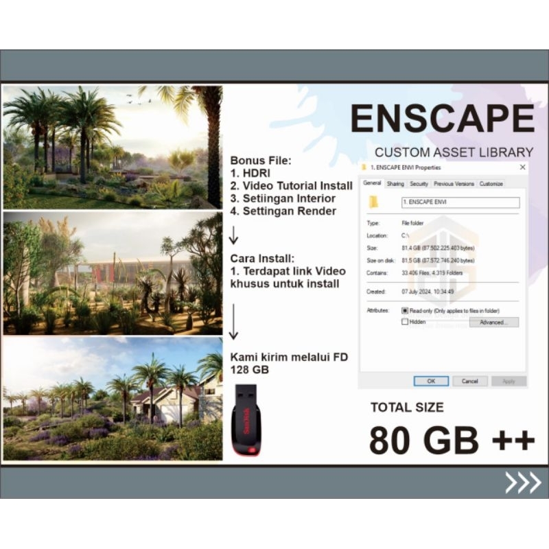 Enscape Custom Asset Library