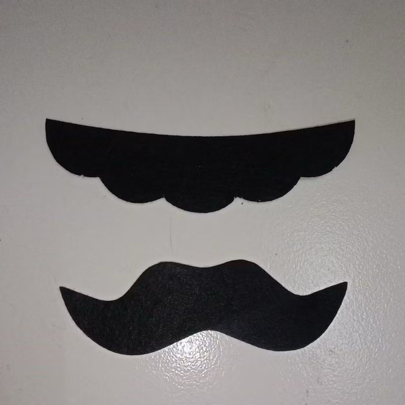 kumis mario bross/ kumis luigi anak dewasa/ aksesoris kumis palsu/ kumis palsu flanel