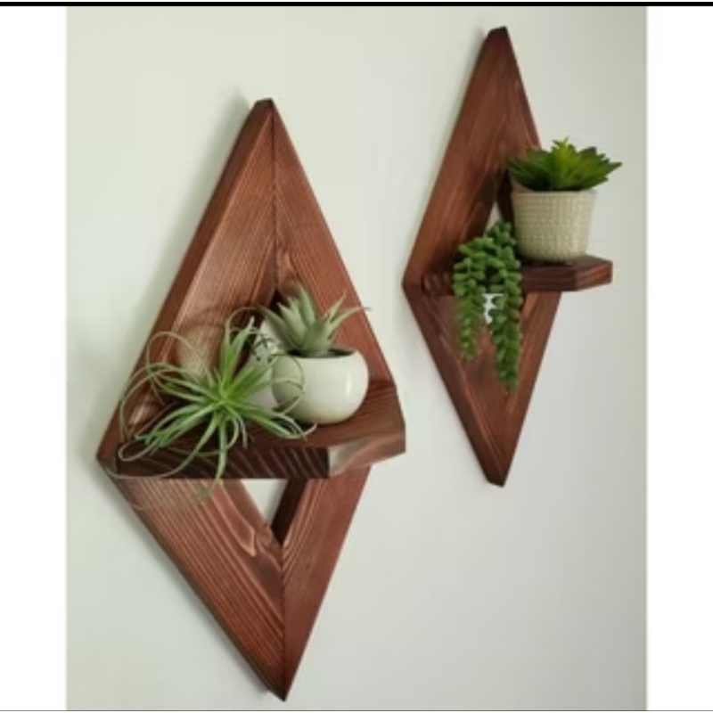 Rak dinding vas bunga/rak dinding vas bunga kayu jati