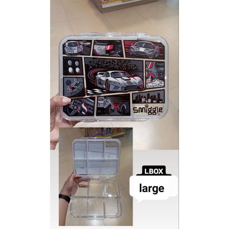 smiggle lunch box bento see me large limitless new original baru asli boys kotak bekal makan sekolah