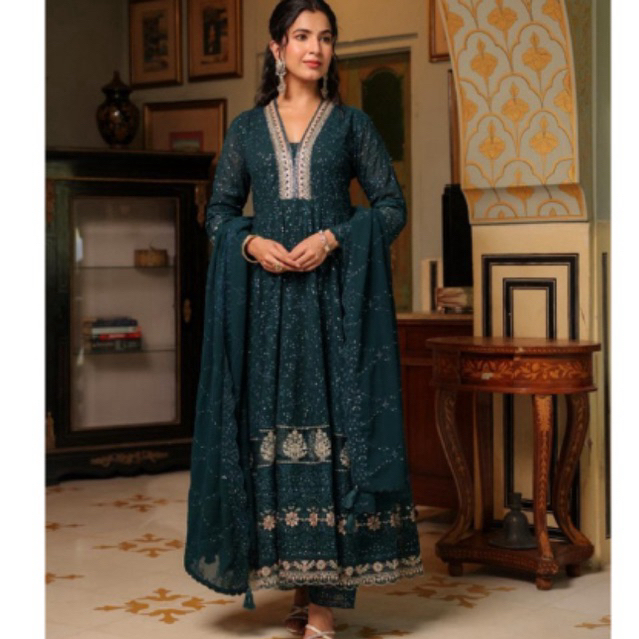 Dres wanita asli india mewah(2927)