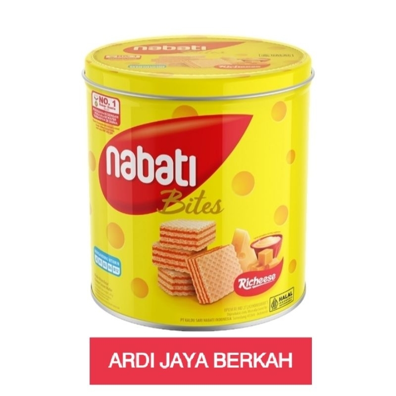 

Nabati Bites Richeese Kaleng 240g