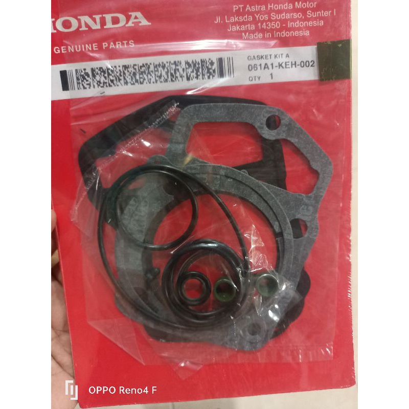 061A1KEH002 gasket kit packing blok set mega pro lama tiger mp primus original ahm