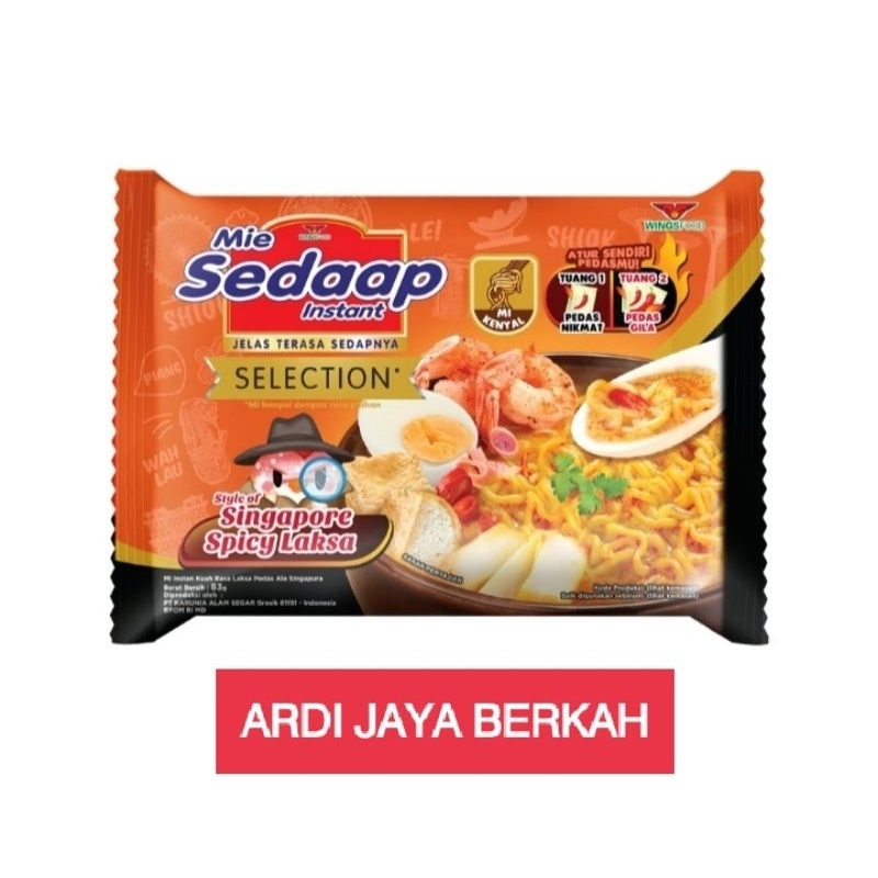 

Mie Sedaap Selection Rasa Singapore Spicy Laksa 83g