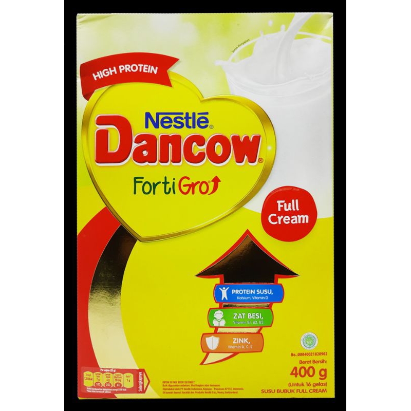 

Susu Bubuk Dancow Fortigro Box 390 Gr Full Cream