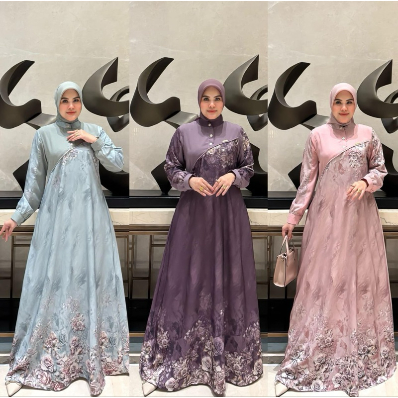Gamis Irena Fashion Marbella Printing / Aura dress