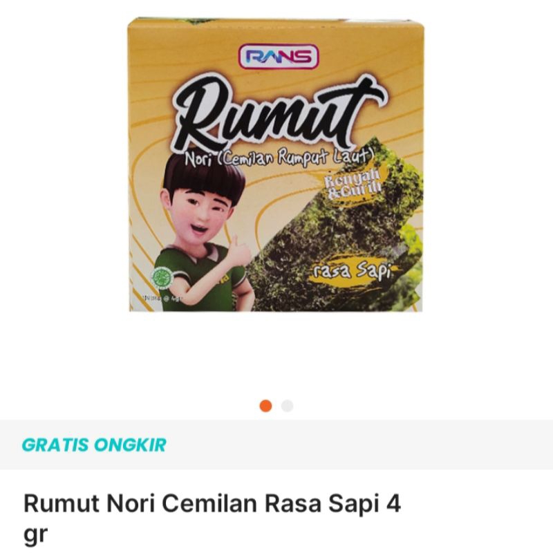 

1box Rumut Nori rasa sapi