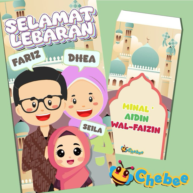 

Amplop Lebaran 2025 ( 1 pack isi 6 ) Custom Nama Keluarga