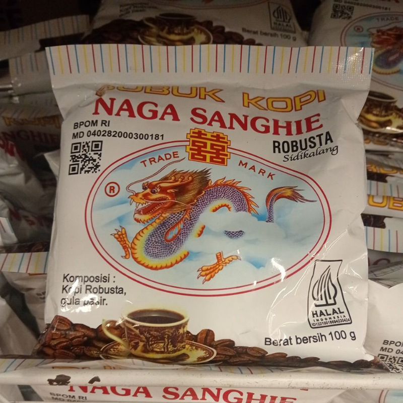 

Naga Sanghie Kopi Bubuk Robusta Sidikalang 100g